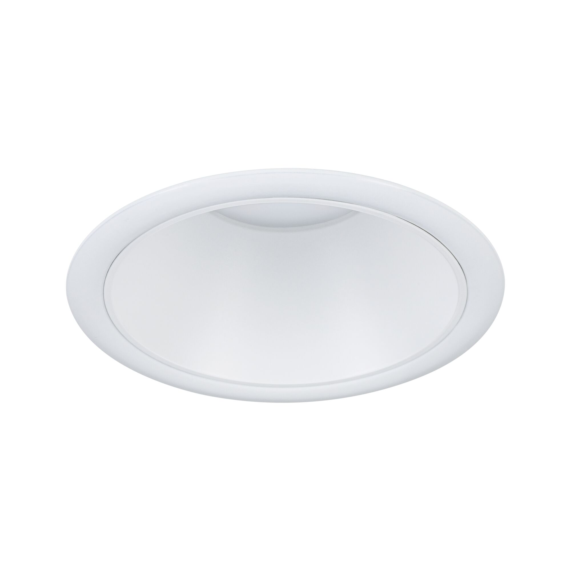 Panneau LED encastré rond blanc en plastique pour éclairage de plafond économe en énergie