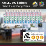 MaxLED 500 LED-strip set met RGBW en instelbaar wit, slimme bediening via Zigbee 3.0 gateway voor verlichting