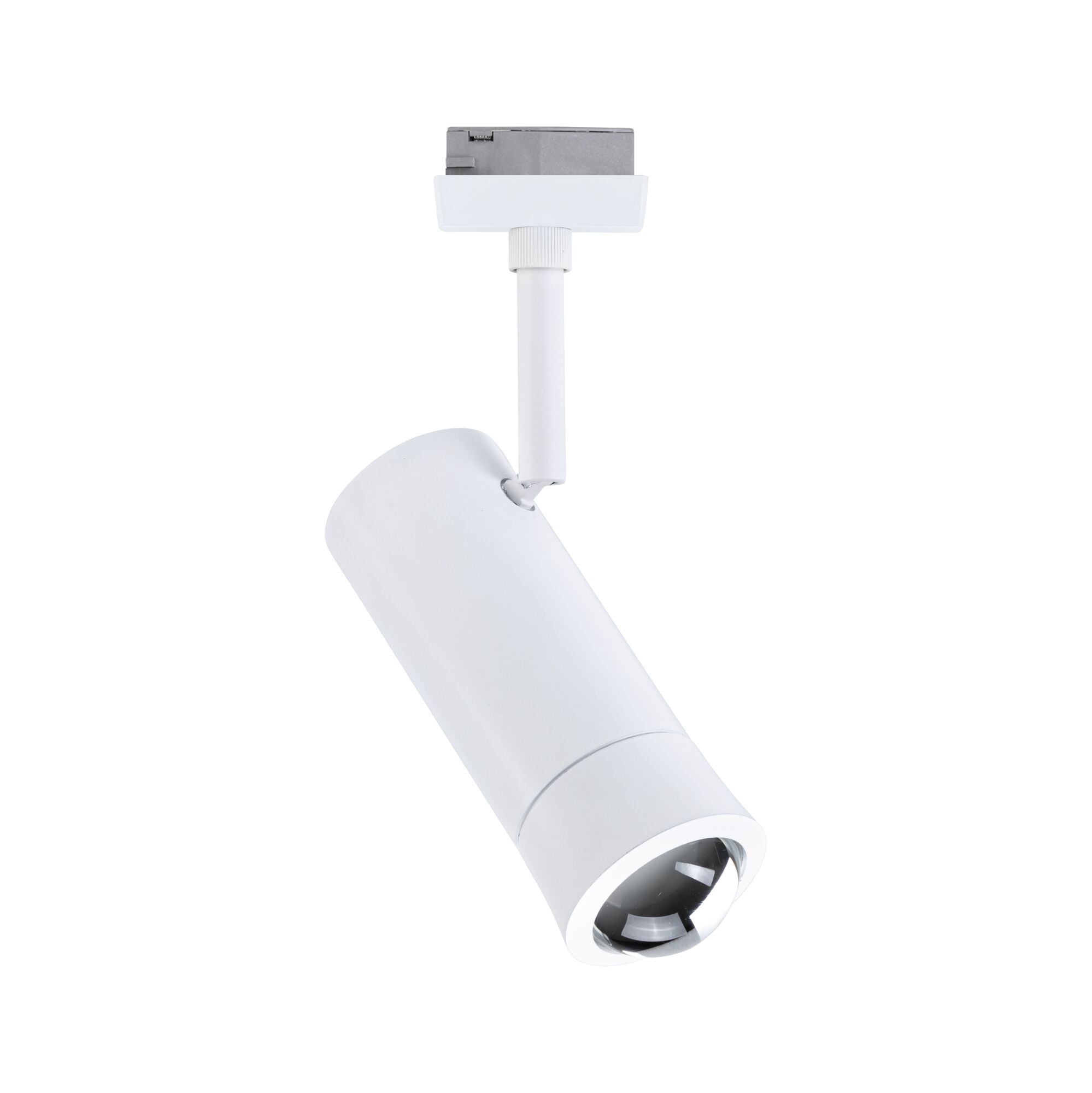 Modern white metal LED spotlight with adjustable head for flexible lighting solutions