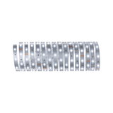 Flexible white LED strip light with adhesive backing for versatile lighting applications and decoration