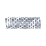 Flexible white LED strip light with adhesive backing for versatile lighting applications and decoration