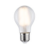 Klassische LED-Glühbirne mit transparentem Glas und E27-Fassung für energiesparende Beleuchtung