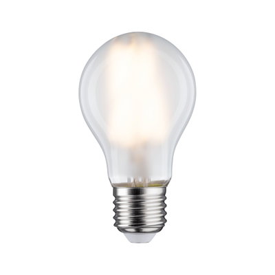 Classic LED light bulb with clear glass and E27 base for energy-efficient lighting