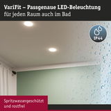 VariFit LED-Einbaustrahler mit IP44 Schutz, spritzwassergeschützt und rostfrei für Badezimmerbeleuchtung