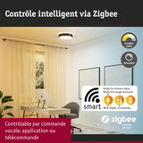 Plafonnier intelligent avec contrôle Zigbee, dimmable et blanc réglable pour éclairage moderne