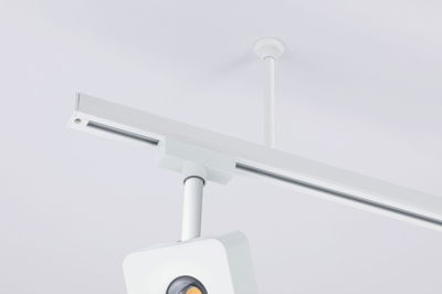 Spot LED blanc en métal fixé au plafond blanc pour éclairage intérieur moderne