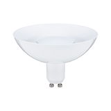 Witte LED-reflector lamp met GU10-fitting van kunststof voor energiezuinige verlichting