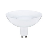 Lampe LED réflecteur blanche avec base GU10 en plastique pour éclairage économique