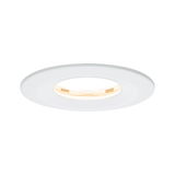 Spot encastré LED rond blanc avec lumière blanc chaud pour éclairage intérieur moderne