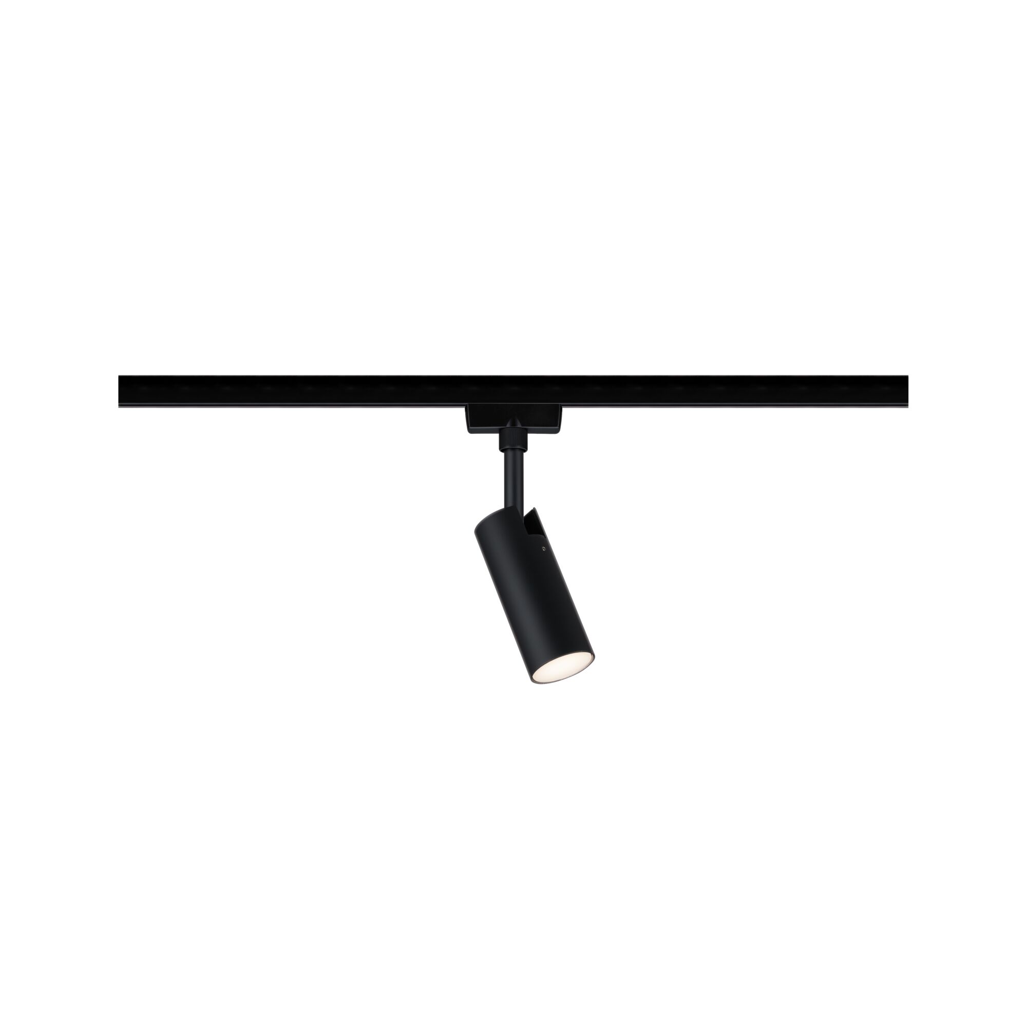 URail Railspot Tubo Losse spot 250lm 4,5W 3000K 230V Zwart mat Zwarte metalen LED-rails met verstelbare spot voor moderne binnenverlichting