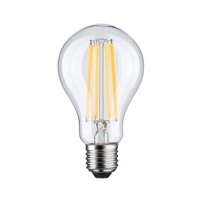 LED filament bulb with clear glass and E27 base for energy-efficient lighting solutions