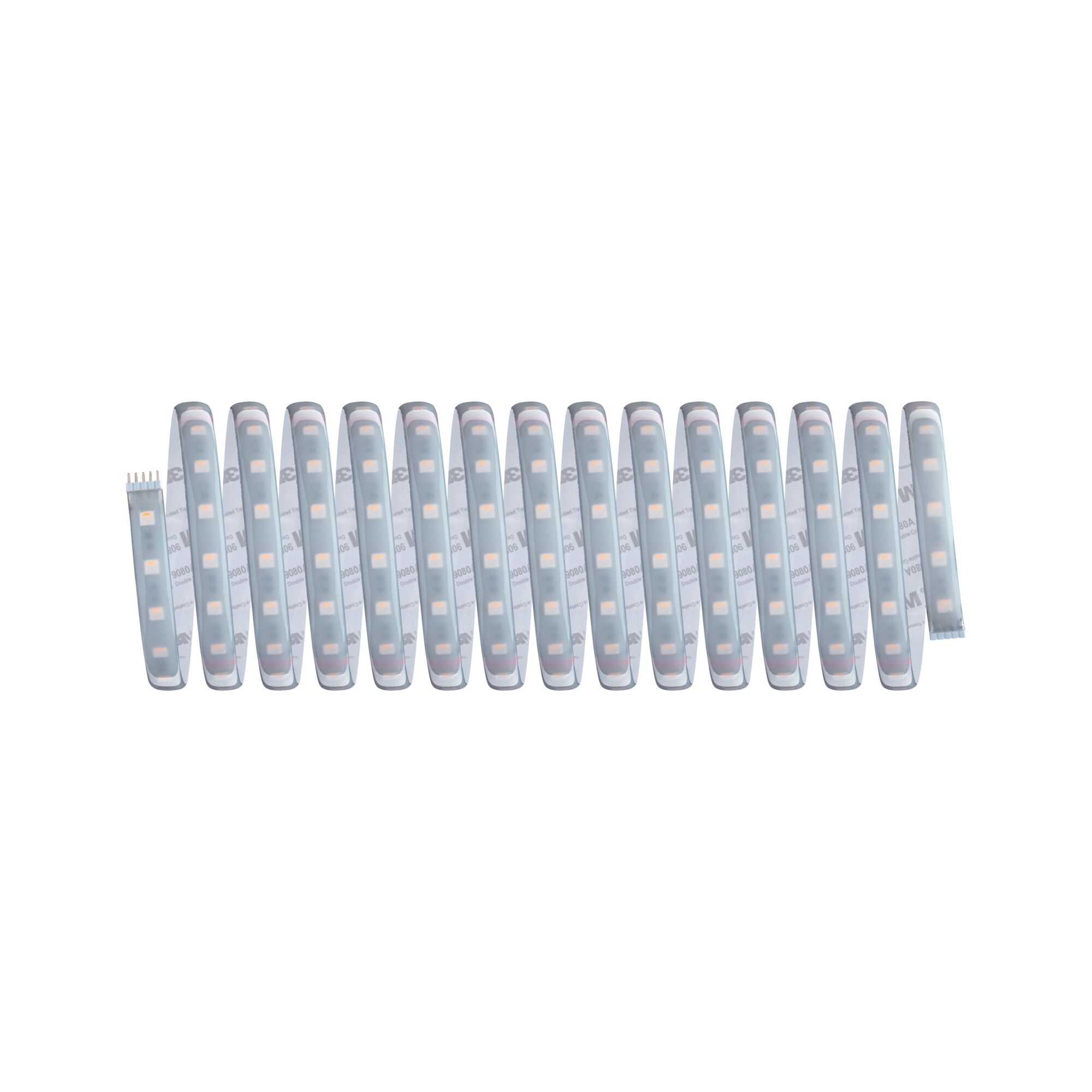 Bande LED flexible avec LEDs blanches et revêtement en silicone transparent pour éclairage polyvalent