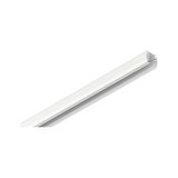 White aluminum LED strip profile with diffuser, perfect for modern lighting installations