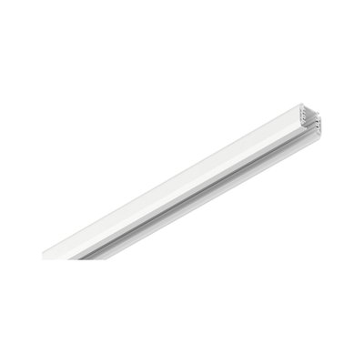 White aluminum LED strip profile with diffuser, perfect for modern lighting installations