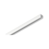 Hvidt aluminium LED-strip profil med diffusor, velegnet til moderne belysningsinstallationer