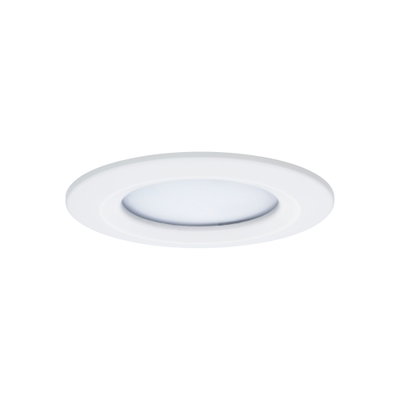Rond wit LED-inbouwpaneel met matte diffuser voor energiezuinige plafondverlichting