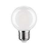 Kleine ronde LED-lamp met helder glas en metalen fitting voor energiezuinige verlichting