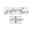 Profilé de strip LED Duo Installation set Fixture – Pack de 4 Transparent Support en plastique transparent avec clips métalliques pour fixer des bandes LED aux angles.