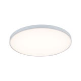 Ronde witte LED-plafondlamp met matte kunststof rand voor moderne verlichting