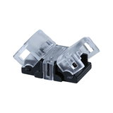 Connecteur en plastique noir et transparent pour bandes LED de 10 mm, accessoire d'éclairage LED