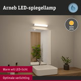Arneb witte LED-spiegellamp met warm wit licht voor optimale badkamerverlichting