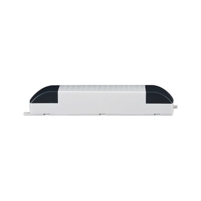 Weißes LED-Treibergehäuse mit schwarzen Endkappen aus Kunststoff für LED-Beleuchtung