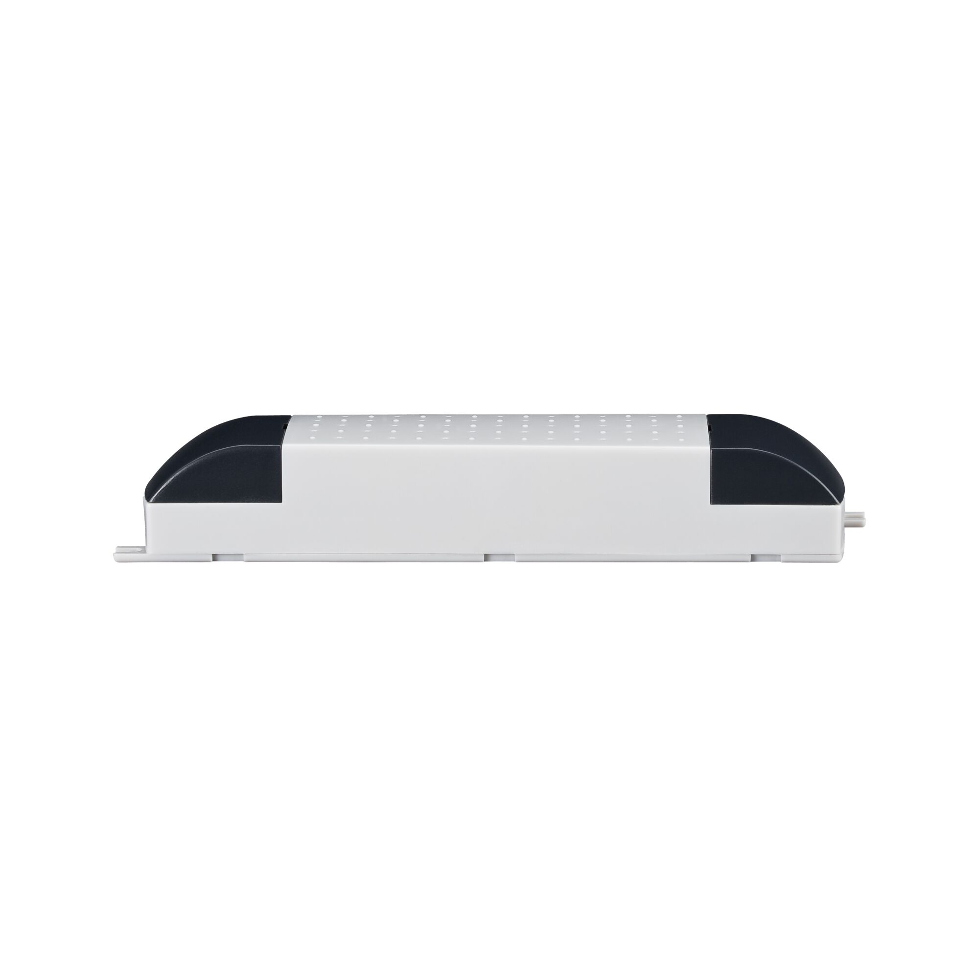 VDE Transfo électronique Profi max. 35-105W 230/12V 105VA Gris/Noir Boîtier de pilote LED blanc avec embouts noirs en plastique pour éclairage LED