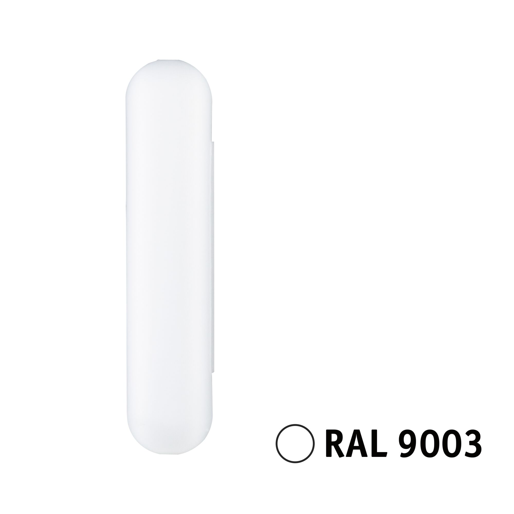 URail Zubehör Pendeladapter Signalweiß Schlichte weiße Wandlampe mit abgerundeter Form in RAL 9003 für moderne Innenbeleuchtung