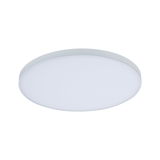 Runde weiße LED-Deckenleuchte mit schlichtem Design aus Kunststoff für moderne Innenräume