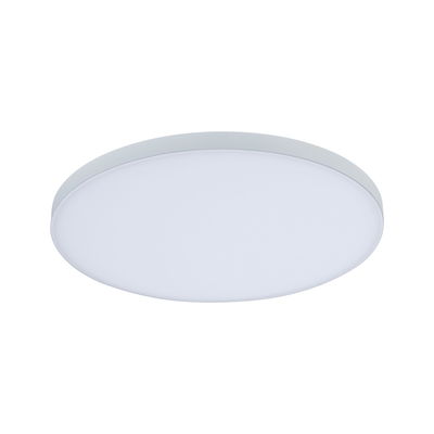 Runde weiße LED-Deckenleuchte mit schlichtem Design aus Kunststoff für moderne Innenräume