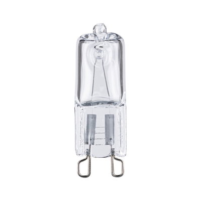 Clear glass G9 halogen bulb for energy-efficient lighting solutions