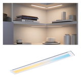 LED-Unterbauleuchte in Weiß mit warmweißem Licht für Küchenregale, energiesparende Schrankbeleuchtung