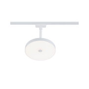 Runde weiße LED-Deckenleuchte aus Metall mit Diffusor, ideal für moderne Innenbeleuchtung.