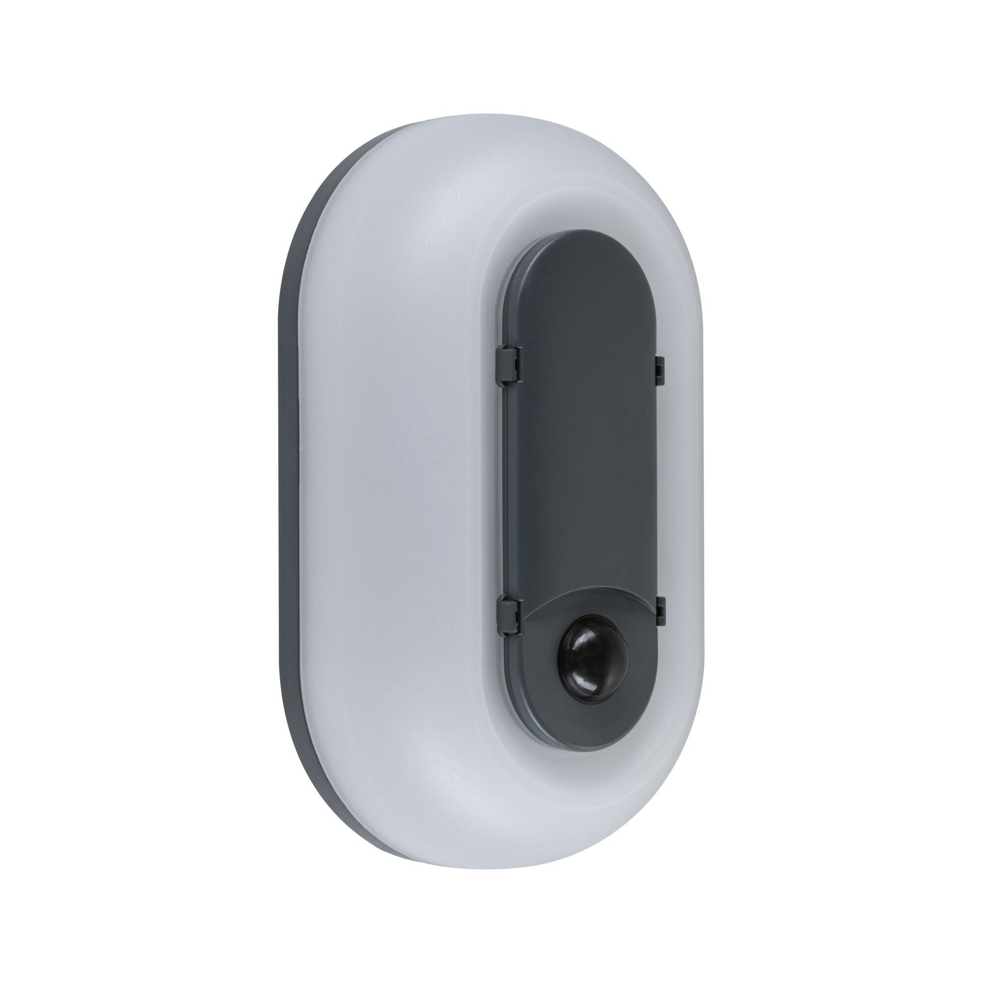 LED-wandarmatuur voor buiten Elunor incl. bewegingsmelder IP65 langwerpig 122x212mm 2200 - 4000K 18,5W 1445lm 230V Antraciet/Wit Polycarbonaat