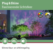 Kleurrijke RGBW buitenverlichting met instelbaar wit licht voor tuin en terras