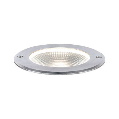 Spot LED encastré rond en aluminium brossé argenté pour un éclairage moderne