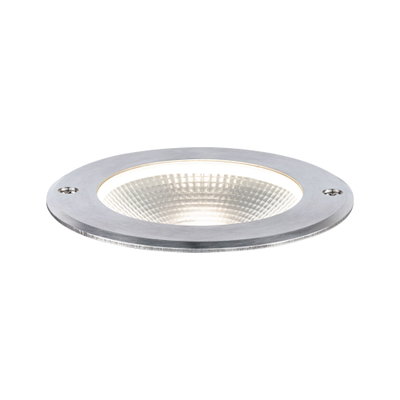 Spot LED encastré rond en aluminium brossé argenté pour un éclairage moderne