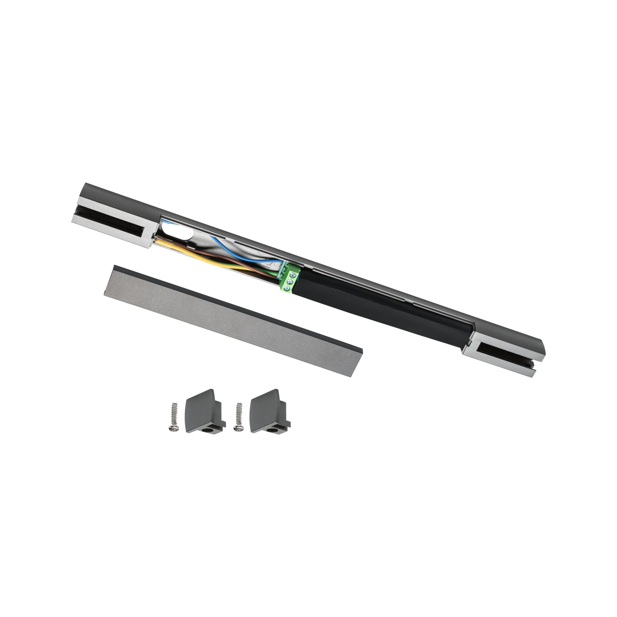 URail Voeding Zigbee 3.0 middeninover 304x21mm max. 100W Titaanium