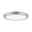 Panneau LED Lunar rond 400mm 22W 1700lm 3000K Chrome mat Plafonnier rond en aluminium argenté avec diffuseur blanc pour éclairage moderne