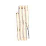 Flexible warm white LED light strips with transparent silicone coating for versatile lighting applications