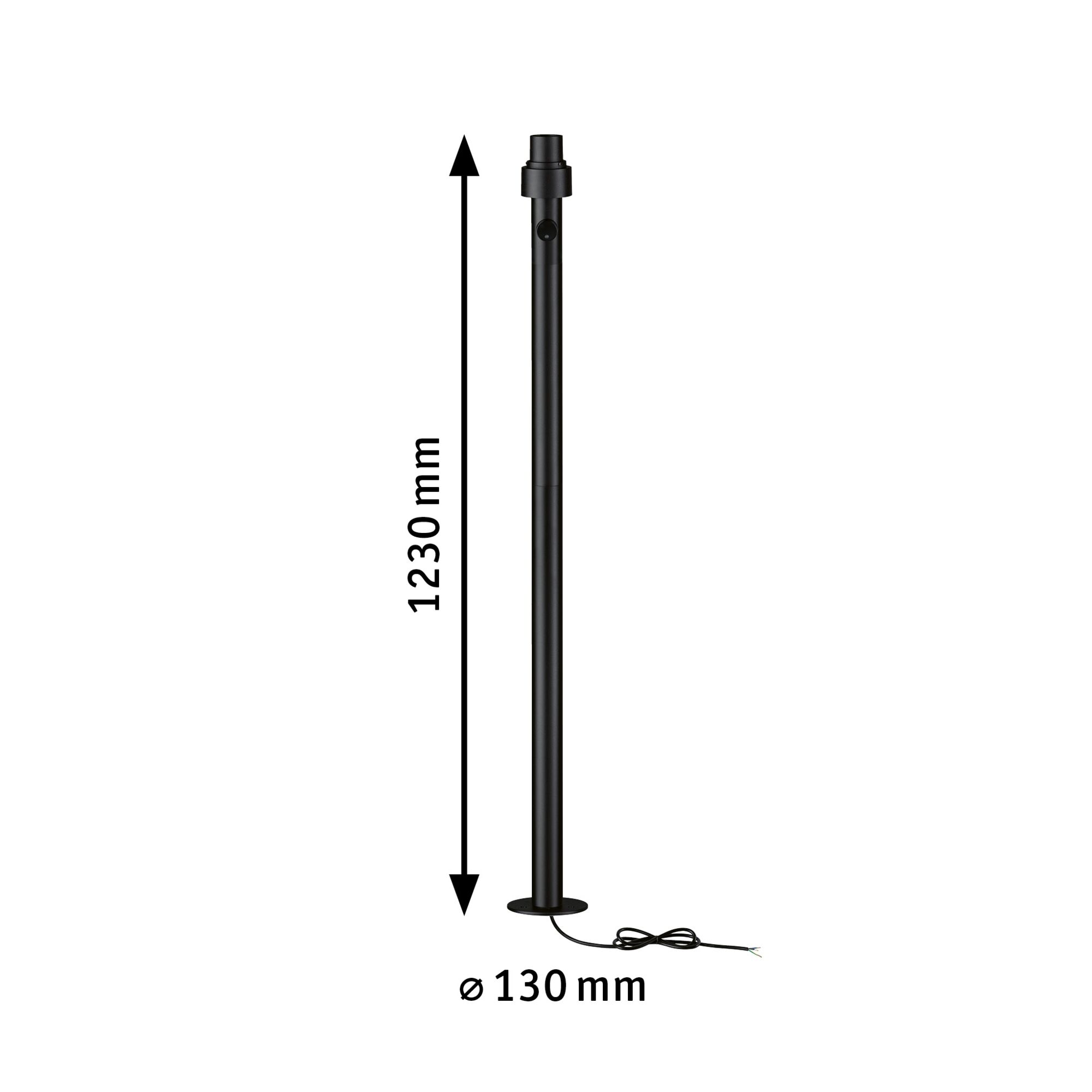 ModuShine Borne Moyen IP44 1230mm allongée Anthracite