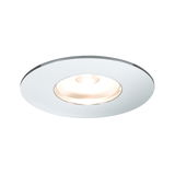 Rundes Einbauleuchtenglas mit weißem Rahmen aus Metall für moderne LED-Deckenbeleuchtung