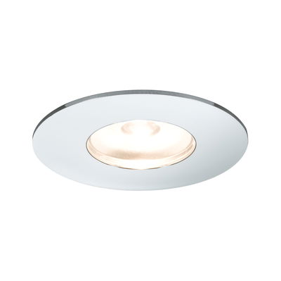 Rundes Einbauleuchtenglas mit weißem Rahmen aus Metall für moderne LED-Deckenbeleuchtung