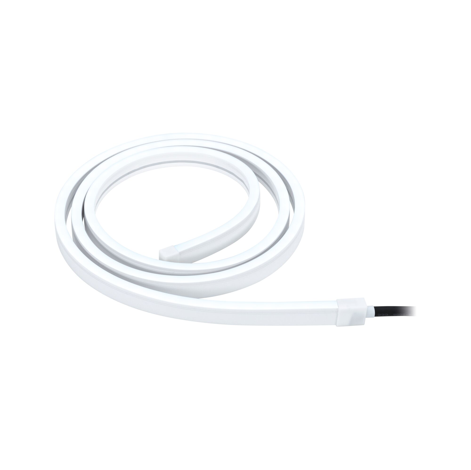 Bande lumineuse LED blanche flexible avec câble d'alimentation pour éclairage moderne