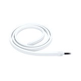 Bande lumineuse LED blanche flexible avec câble d'alimentation pour éclairage moderne