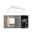 Panneau d'extérieur LED Lamina Backlight Détecteur de mouvement crépusculaire (IR) résistant à l'eau de mer IP44 carré 250x47mm 3000K 14,5W 950lm 230V Blanc Matière plastique Plafonnier et applique murale LED carrés blancs avec détecteur de mouvement pour extérieur