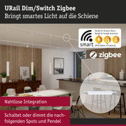 URail Dim/Switch Zigbee für smarte Lichtsteuerung mit nahtloser Integration und Sprachassistenten-Kompatibilität