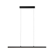 Schwarze LED-Pendelleuchte aus Metall mit schlankem Design für moderne Innenräume und energiesparende Beleuchtung