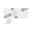 MaxLED accessoires Connector X-Stück White White plastic LED strip cross connector for 24V LED tape lighting systems