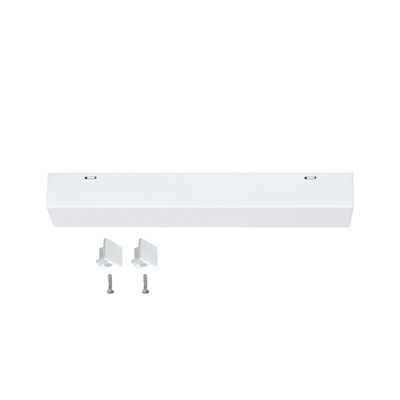 Witte kunststof LED-adapterbehuizing met twee schroeven voor verlichtingsinstallatie